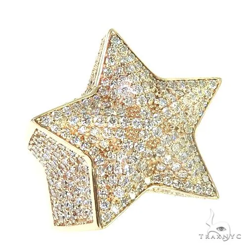 RINA - For Him CUSTOM 14K Gold Star Diamond Ring 66731 in Rose Gold / 5 – Ring