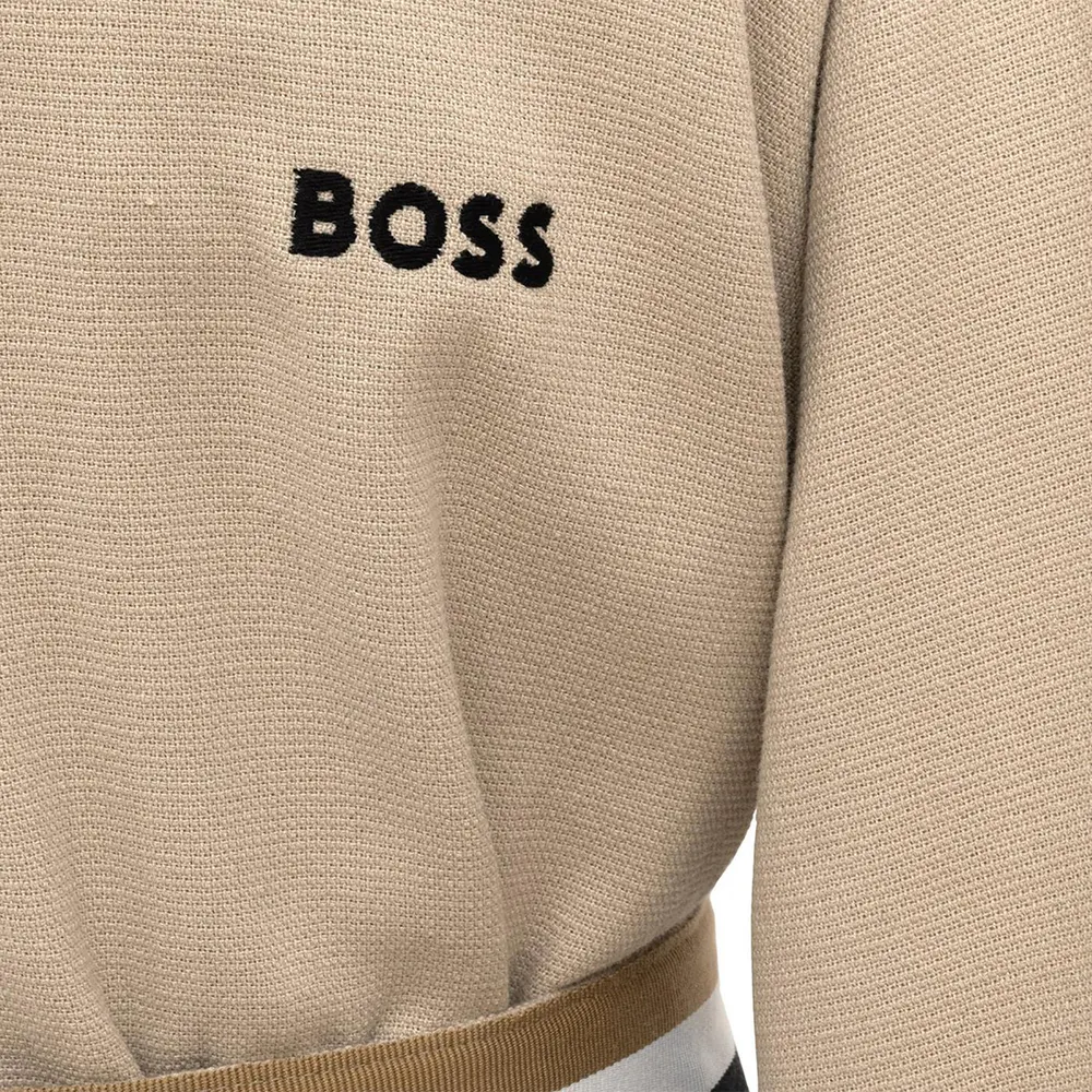 Boss Home Kimono-Style Cotton Bathrobe detail 3