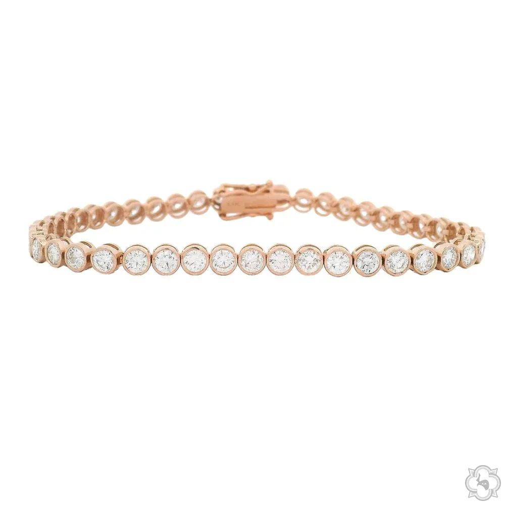 AHMED - MOON JEWELRY Diamond Bezel Tennis Bracelet 70450