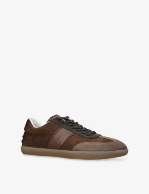 TODS Tod's Tabs Suede Trainers - EUR 44 / 10 UK MEN in BROWN/OTH, additional product view 3