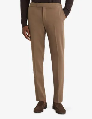 REISS Found Slim-Fit Drawstring Stretch-Woven Trousers detail 3