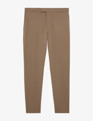 REISS Found Slim-Fit Drawstring Stretch-Woven Trousers