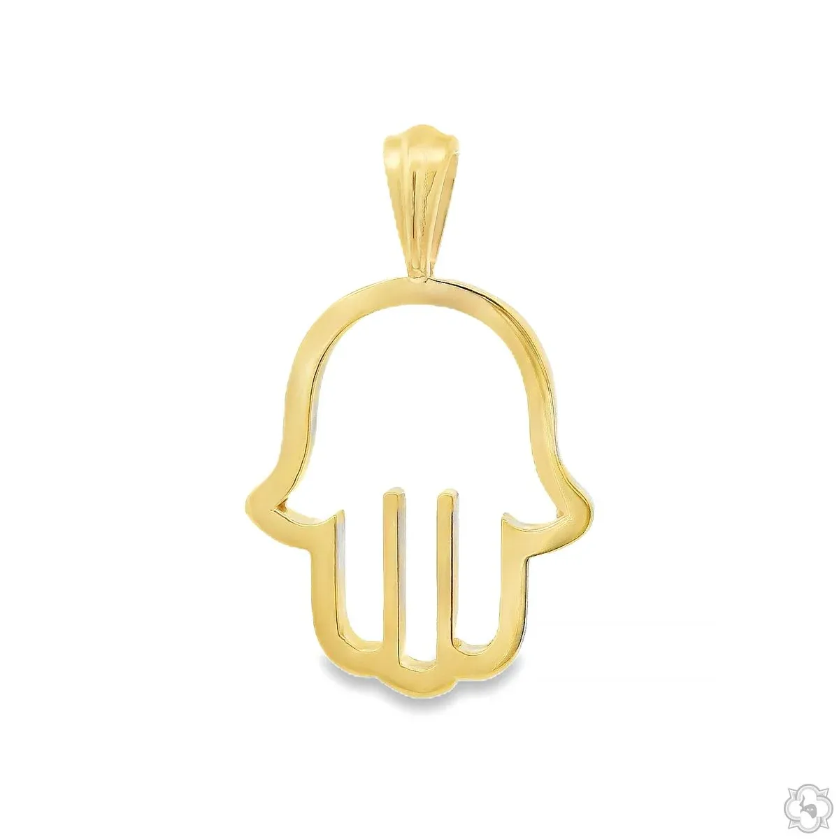 RINA - For Him CUSTOM Golden Cutout Hamsa Pedant 70730 in Rose Gold – Pendant