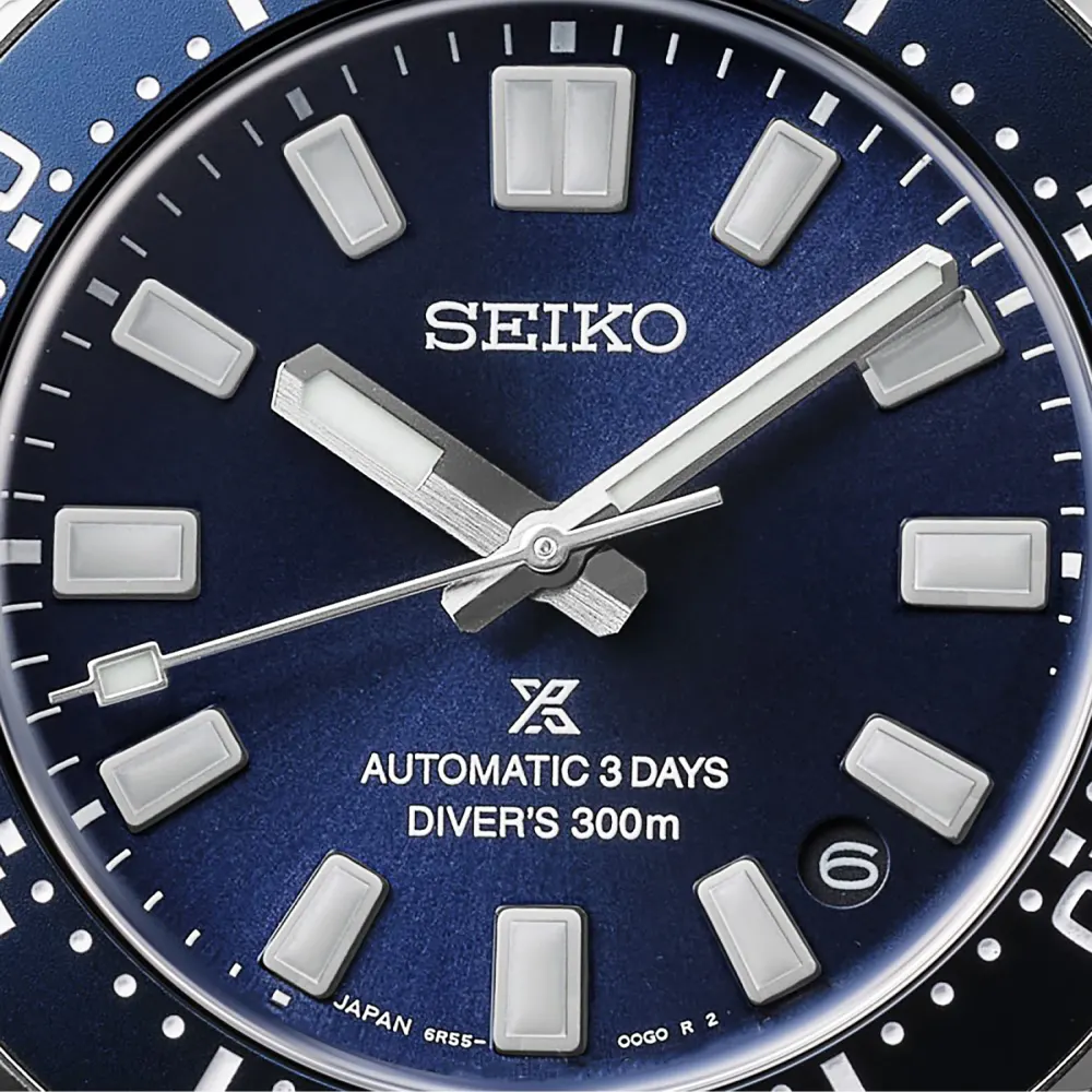 Seiko Prospex Prospex 1965 Revival Diver's 3-day 300m in Scuba Blue in Blue, additional product view 2
