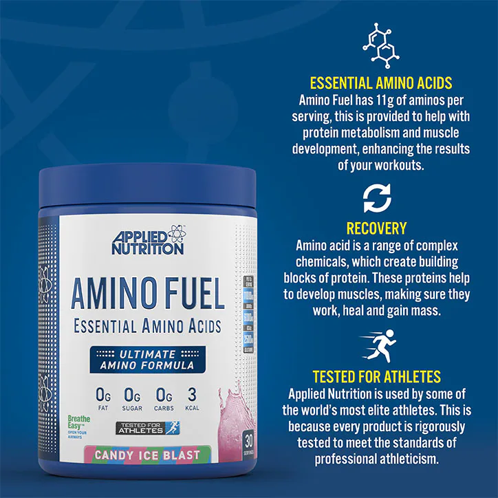 Applied Nutrition Amino Fuel EAA Powder Candy Ice Blast 390g, additional product view 3
