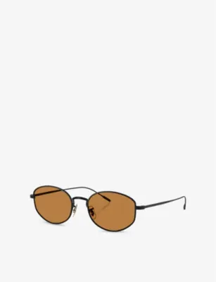 OLIVER PEOPLES OV1347ST Sirry Oval-Frame Titanium Sunglasses detail 2