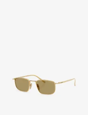 PRADA PR D52S Square-Frame Metal Sunglasses detail 3