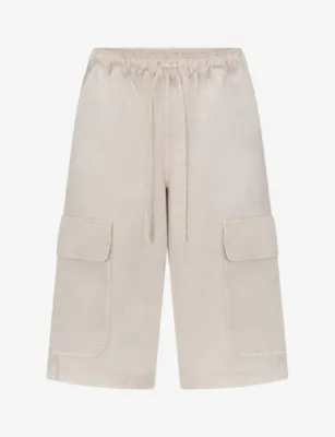 SKIMS Nylon Woven Cargo Shorts - STONE in STONE – Mens | Trousers & shorts | Shorts