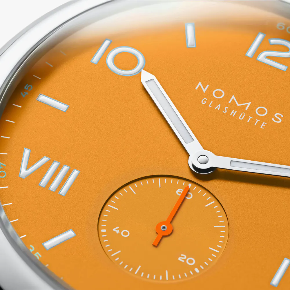 NOMOS Glashutte Club Campus 38 future orange 38.5mm in Orange, additional product view 3