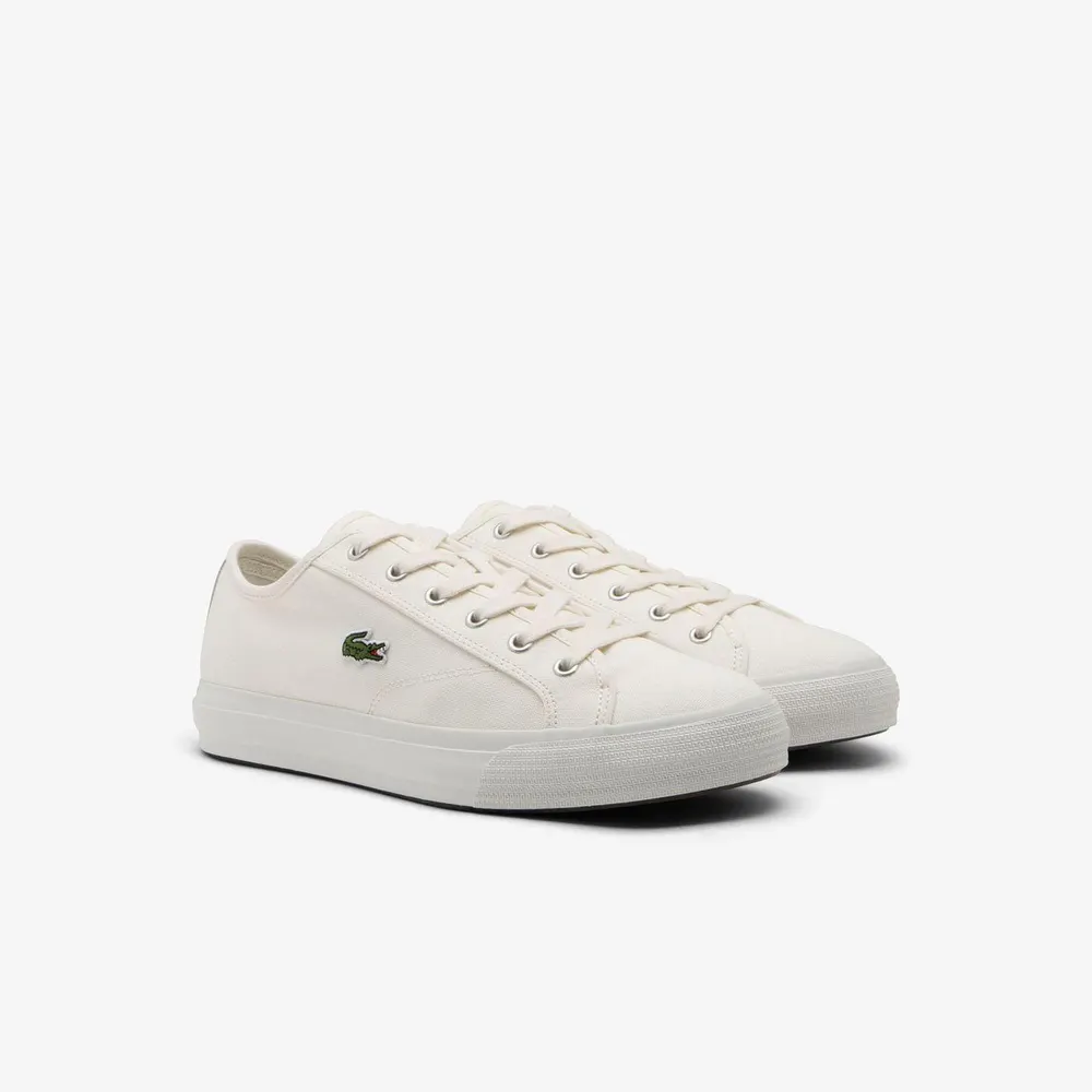 Lacoste Backcourt Canvas Low Trainers detail 2