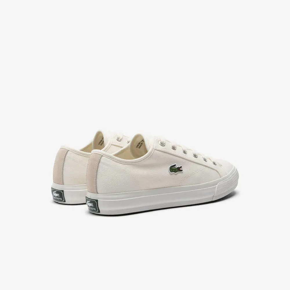 Lacoste Backcourt Canvas Low Trainers detail 3