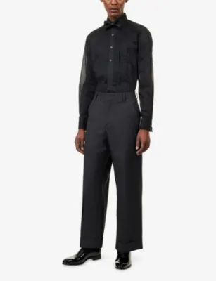 TOM FORD Slim-Fit Cotton-Voile Evening Shirt - 15.75 detail 2