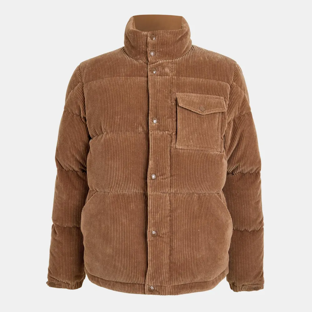 Moncler Men's Cord Textured Medium Puffer Jacket