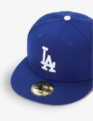 NEW ERA 59FIFTY LA Dodgers brand-embroidered woven baseball cap - 7 5/8 detail 2
