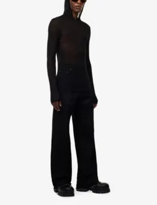 RICK OWENS Maglia Hooded Cashmere Jumper detail 2
