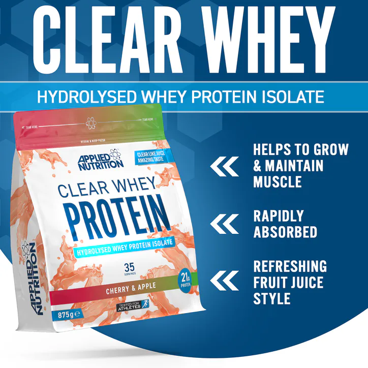 Applied Nutrition Clear Whey Protein Cherry & Apple 875g detail 3