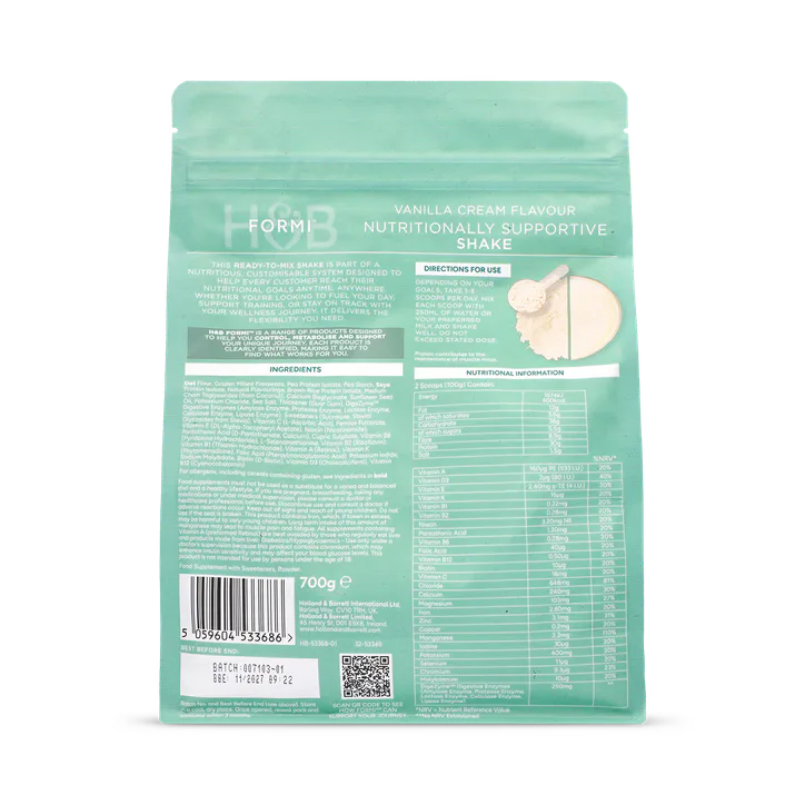 Formi Nutritionally Supportive Shake Vanilla Flavour 700g detail 2