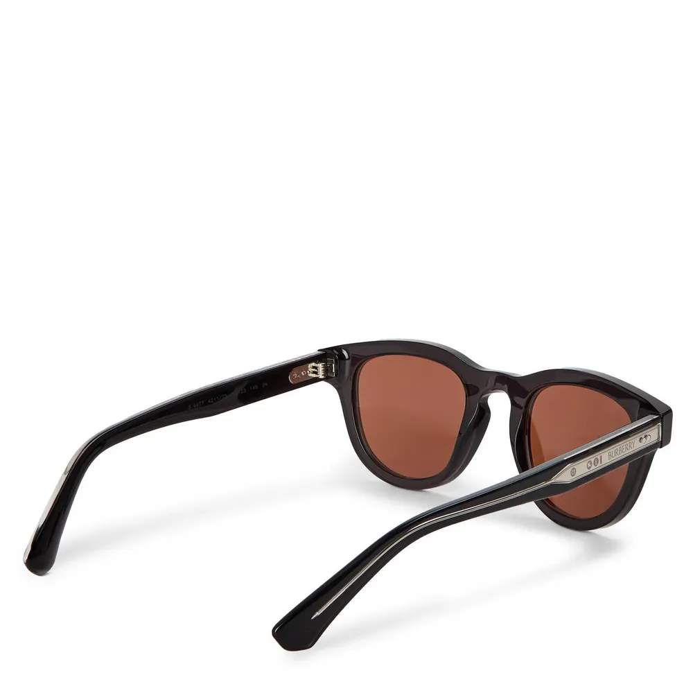 Burberry Men's 0BE4477 Round Sunglasses detail 2