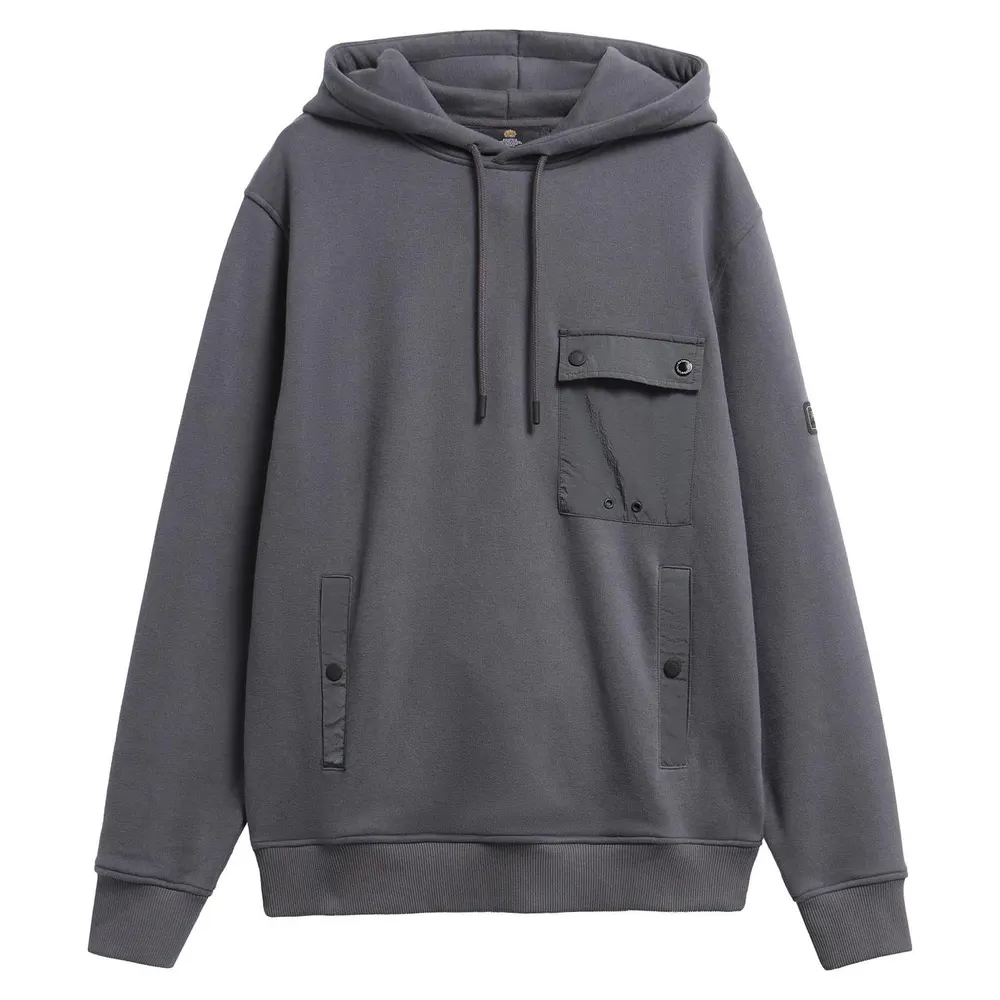 Barbour International Men's Inline Over the Head Cotton Hoodie detail 2