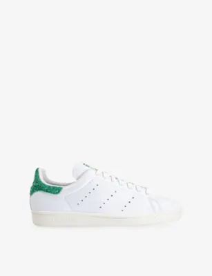 ADIDAS Stan Smith Leather Trainers - EUR 42.5 / 8.5 UK MEN in WHITE GREEN OFF WHIT – Mens | Trainers | Lace up trainers