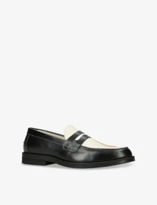 DUKE & DEXTER Wilde Pin Up Leather Penny Loafers - EUR 44 / 10 UK MEN detail 3
