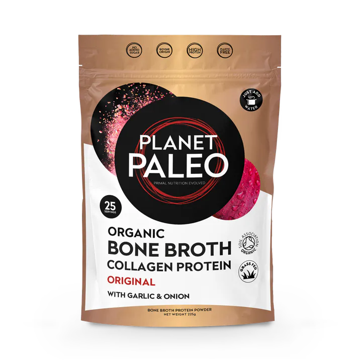 Planet Paleo Organic Bone Broth Collagen Protein Original 225g