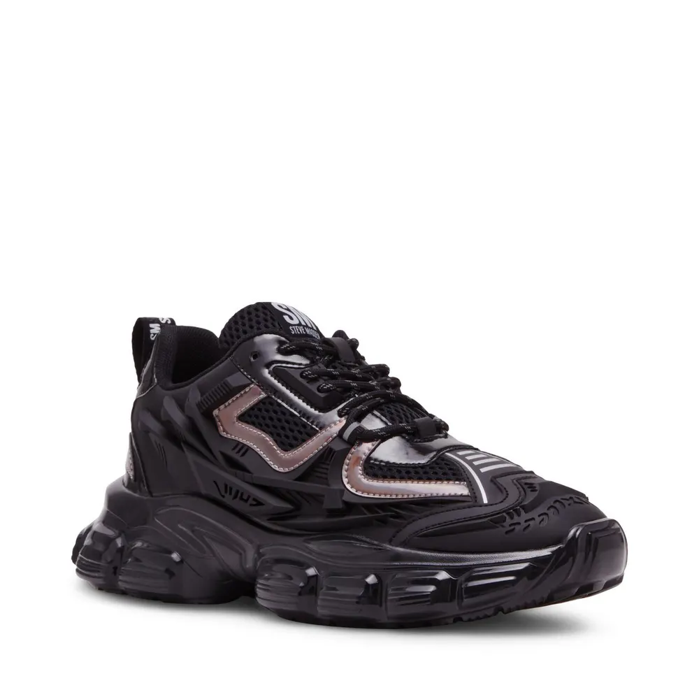 Steve Madden Men's Quantico Runners in Black, additional product view 2