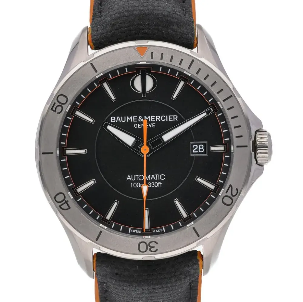 Baume et Mercier Clifton 10338 — 2020 — Excellent in Black Baton – Pre-owned watches