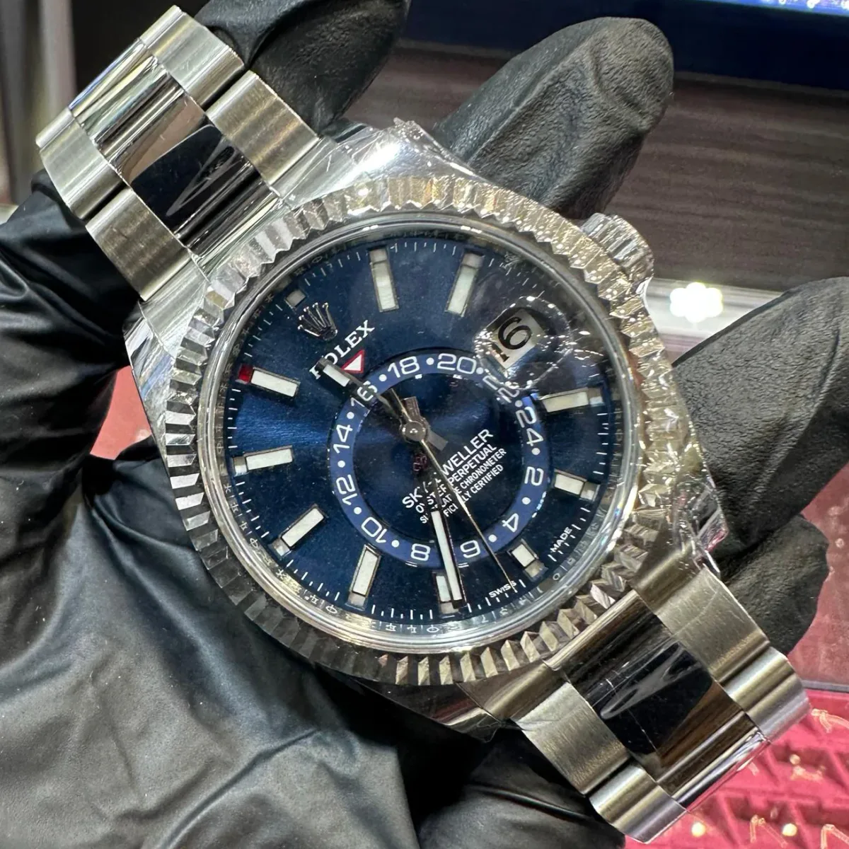 ANKUR - For Him WATCHES 2020 Rolex Sky-Dweller 42mm | Oystersteel | Blue Dial – Watch