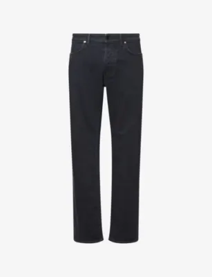 STONE ISLAND Slim-Fit Straight-Leg Stretch-Denim Jeans