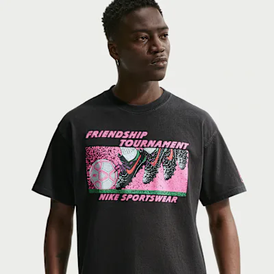 Nike Sportswear Men's T-Shirt - Off-Noir
