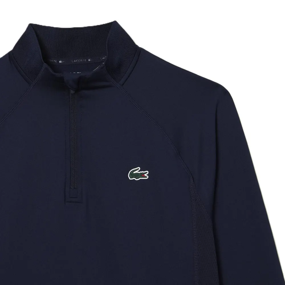 Lacoste Men's Moisture-Wicking Weather-Resistant Performance Golf Jacket detail 3