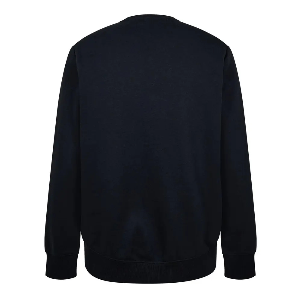 True Religion Men's Original Logo Crew-neck Sweatshirt in Black, additional product view 2