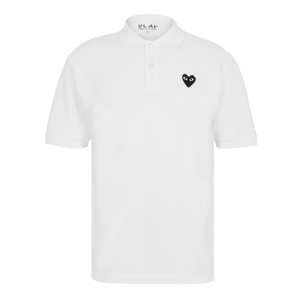 Comme des Garcons PLAY Embroidered Logo Polo Shirt