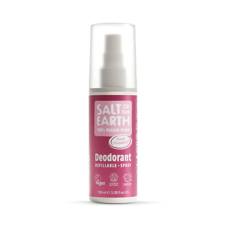 Salt of the Earth Natural Deodorant Spray Fresh Strawberry 100ml