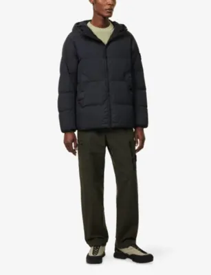 STONE ISLAND Crinkle Reps Hooded Nylon Puffer Jacket detail 2