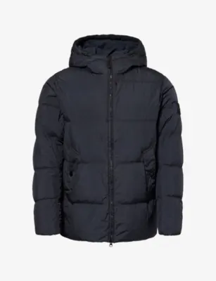 STONE ISLAND Crinkle Reps Hooded Nylon Puffer Jacket
