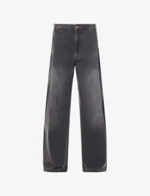 SEVENTH 440 Bermuda Wide-leg Denim Jeans in STONE – Mens | Jeans | Straight Leg