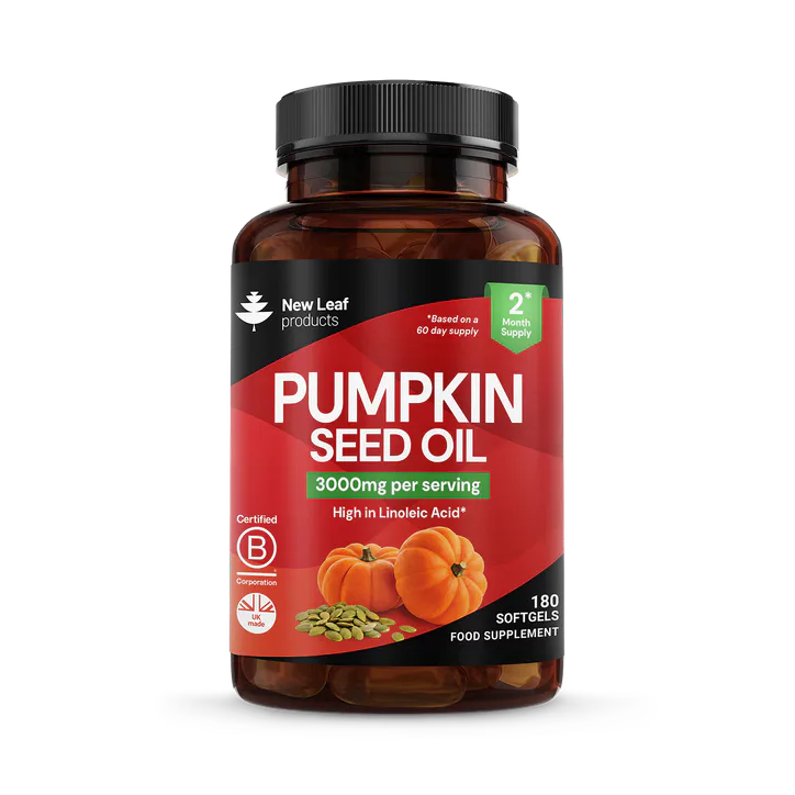 New Leaf Products Pumpkin Seed Oil Softgels 120s