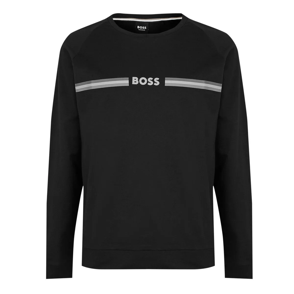 Boss Men's Authentic Cotton Relaxed Fit Crew Sweatshirt