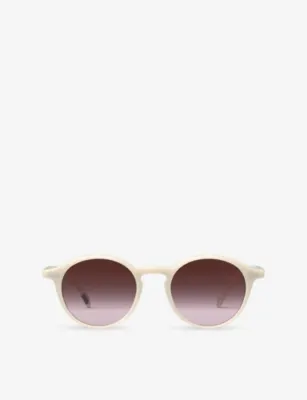 IZIPIZI #D Vintage Round-Frame Acetate Sunglasses – Mens | Sunglasses | Round