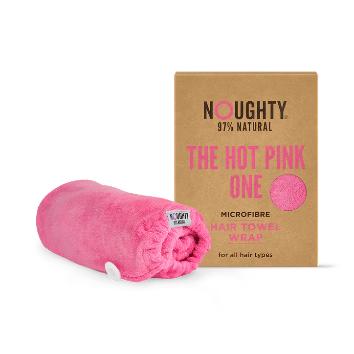 Noughty Microfibre Hair Towel Wrap The Hot Pink One
