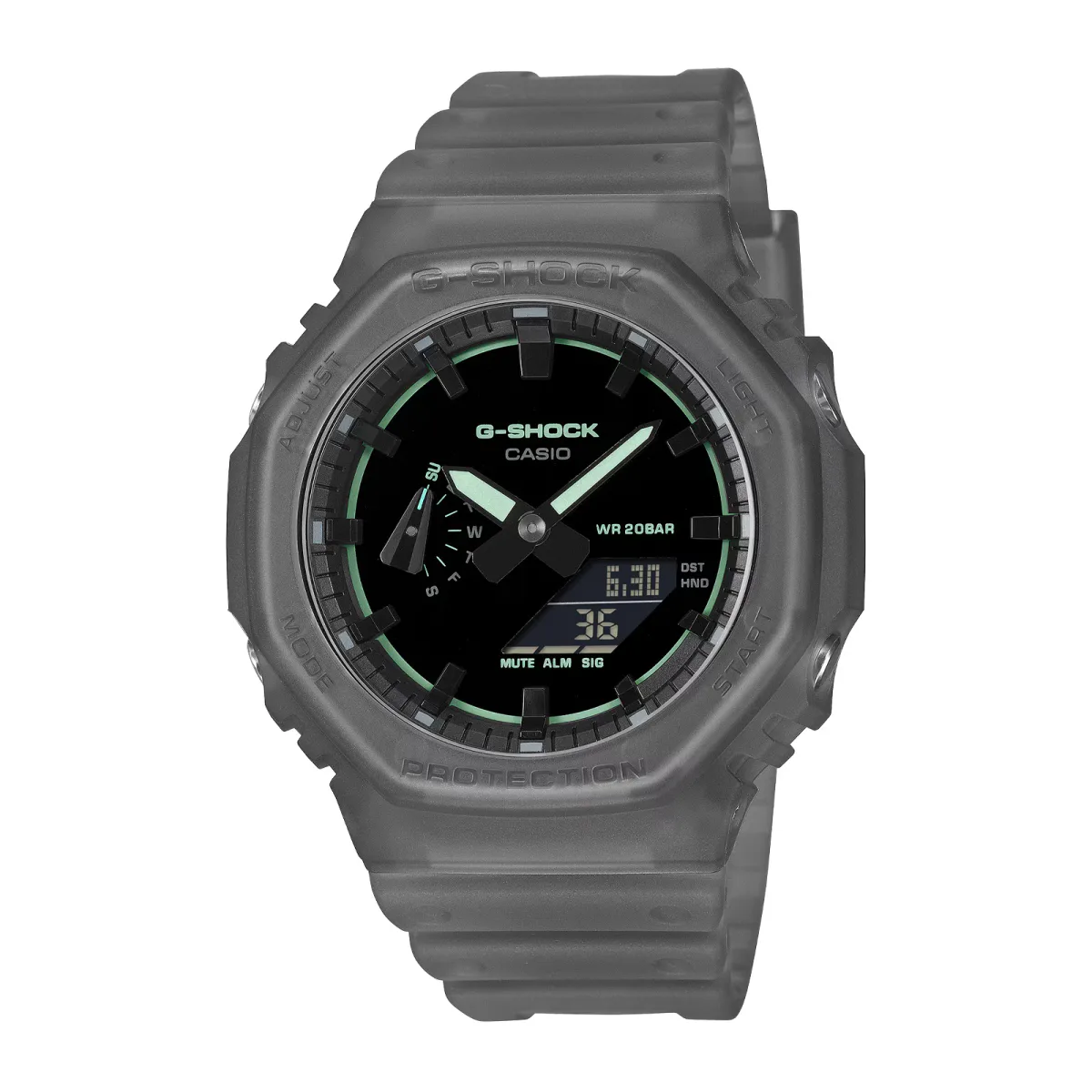 Casio G-SHOCK Analogue Digital GA-2100 Series 45.4mm Mens Watch Black