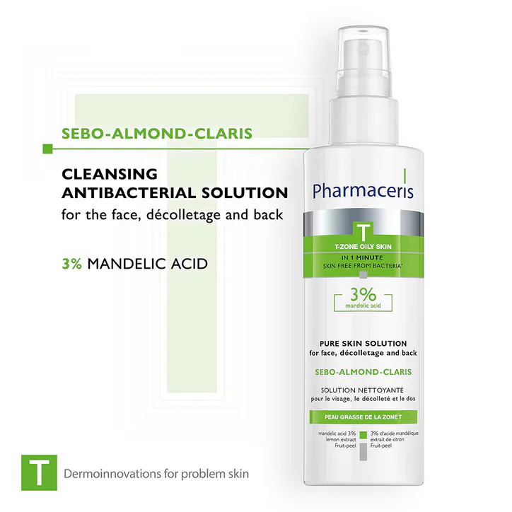 Pharmaceris T - Sebo-Almond-Claris Bacteriostatic Solution 190 ml detail 2