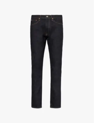 POLO RALPH LAUREN Parkside brand patch straight-leg regular-fit stretch denim-blend jeans - 38/32