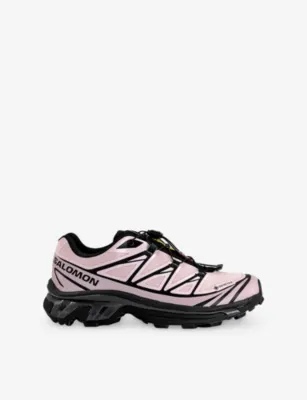 SALOMON XT 6 Gore-Tex Woven Trainers - 8 in BLACK ICY PINK DAWN PINK – Mens | Trainers | Lace up trainers