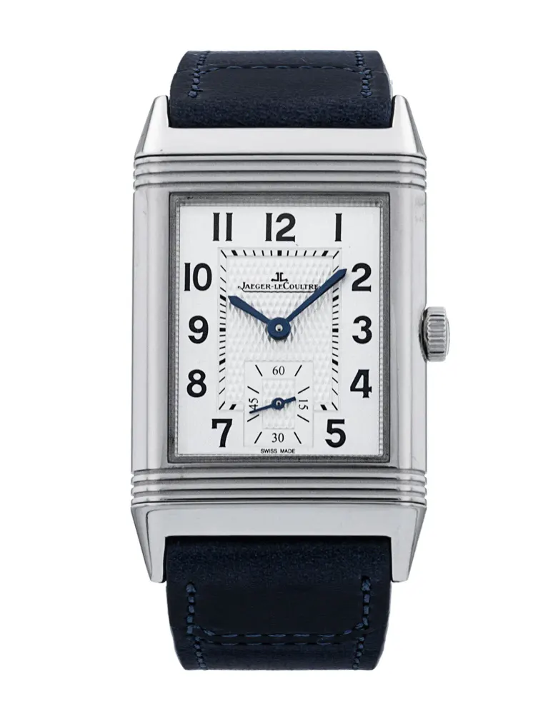 Jaeger-LeCoultre Reverso Classic Medium Small Seconds 2438522 — 2019 — Excellent in Silver Arabic – Pre-owned watches