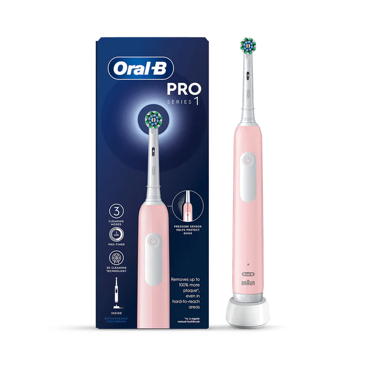 ORAL-B Pro Series1 Cross Action Rechargeable Toothbrush - Blue