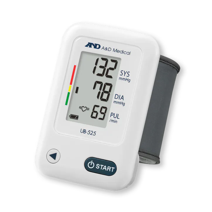 A&D Medical Wrist Blood Pressure Monitor White UB-525 detail 2