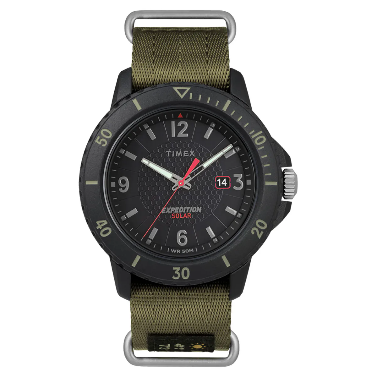 Timex Expedition Gallatin Solar 44mm Mens Watch Black